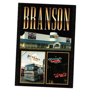 Branson Osmond Family Theater Collectible Postcard Scenic Photography Music